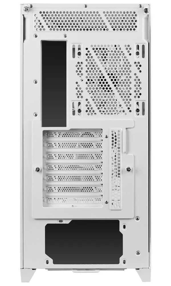 MSI skříň MPG GUNGNIR 300R AIRFLOW WHITE/ bez zdroje/ bílý/ levé temperované sklo/ 4x 120 mm A-RGB fan/ 1x US...