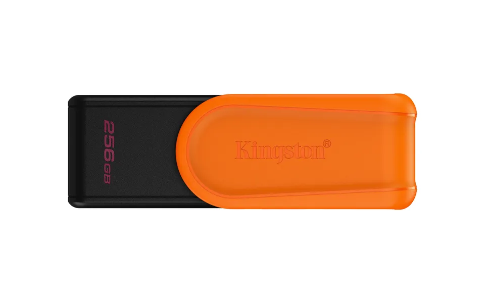 KINGSTON 256GB Portable USB 3.2 Gen 1 DataTraveler Exodia S (Black/Orange)