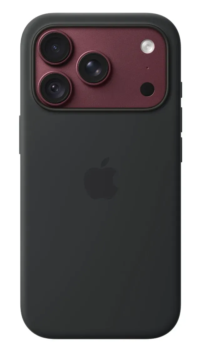iPhone 18 Pro Silicone Case with MS - Black