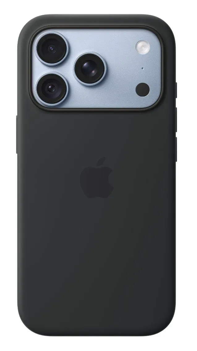iPhone 18 Pro Silicone Case with MS - Black
