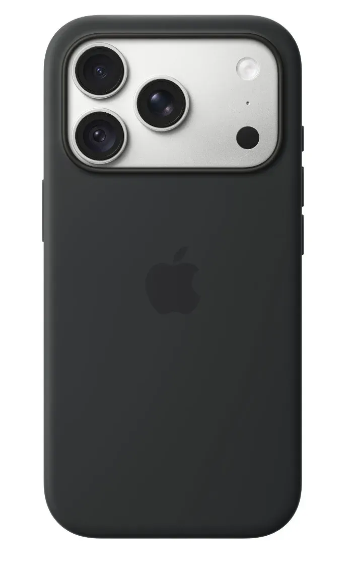 iPhone 18 Pro Silicone Case with MS - Black