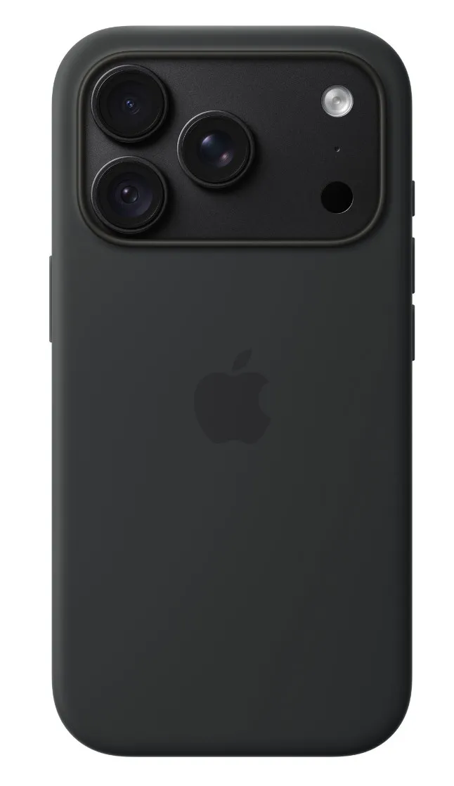 iPhone 18 Pro Silicone Case with MS - Black