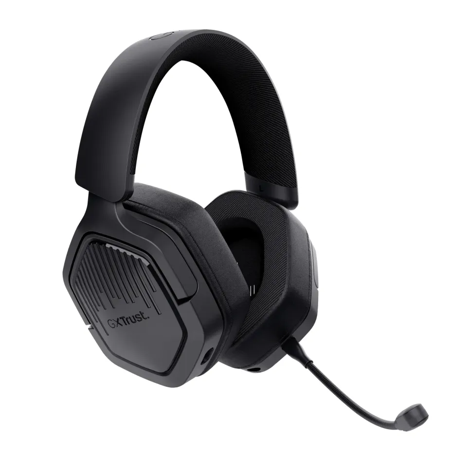 TRUST Herní sluchátka GXT 493 Carus, Bluetooth, 2.4GHz, černá