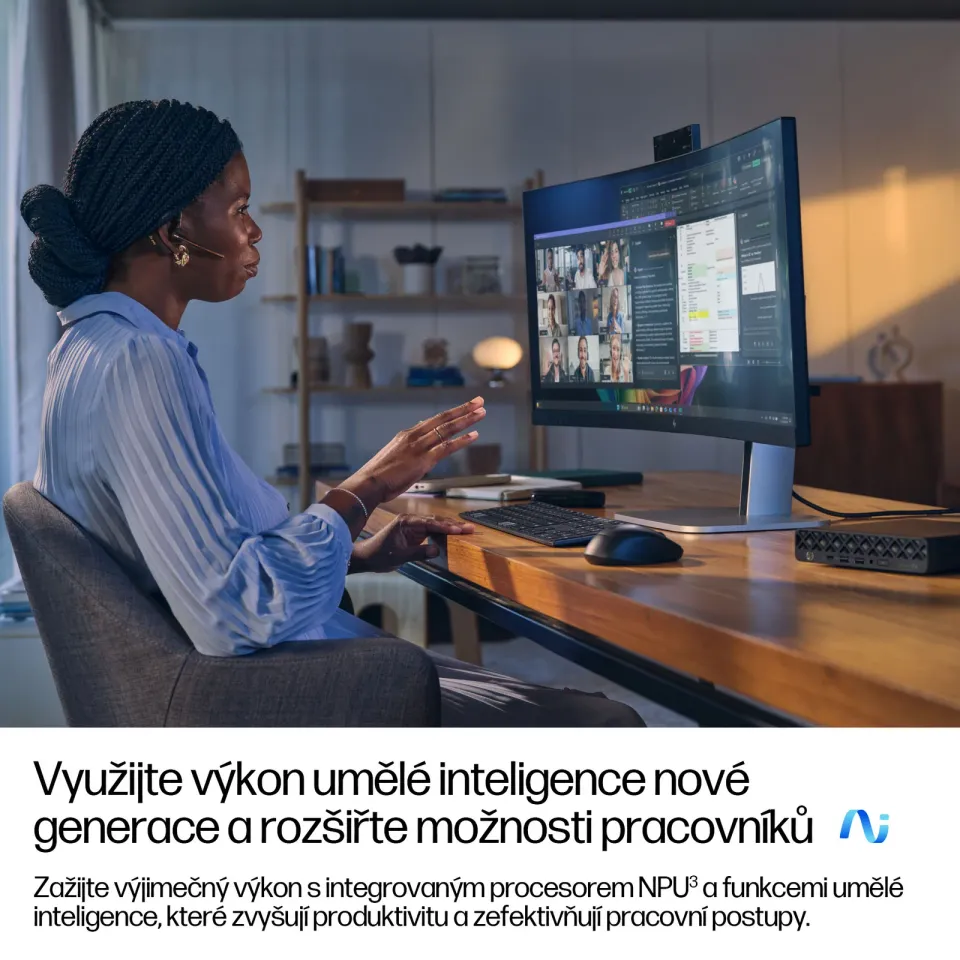 HP EliteDesk/8 G1a AI/Mini/AI5-340/32GB/1TB/AMD int/W11P/3R