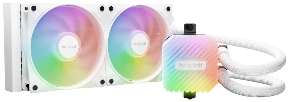Be quiet! Light Loop vodní chladič CPU ARGB 240mm / 2x120mm / Intel i AMD / bílý