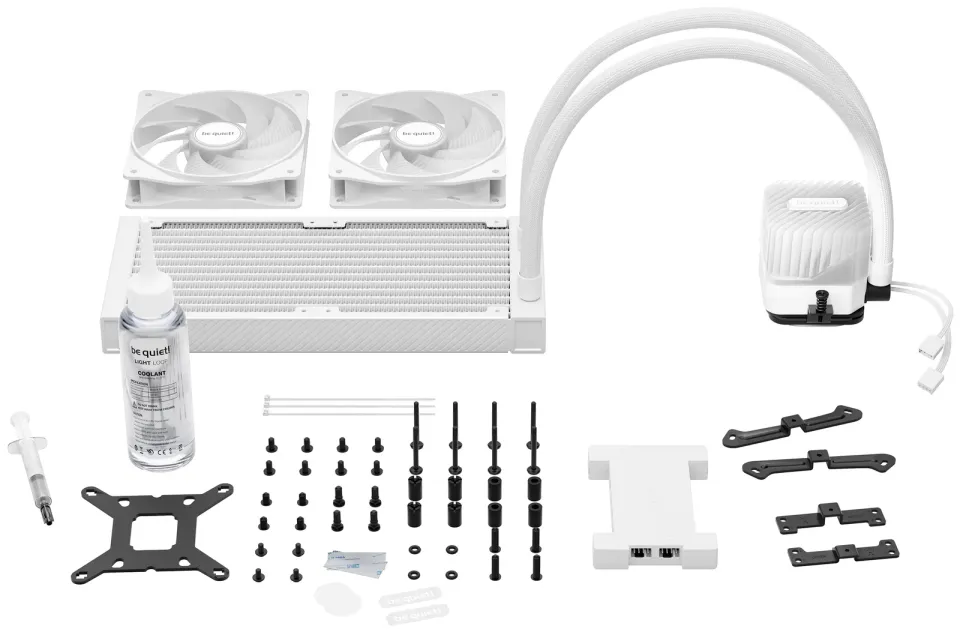 Be quiet! Light Loop vodní chladič CPU ARGB 240mm / 2x120mm / Intel i AMD / bílý