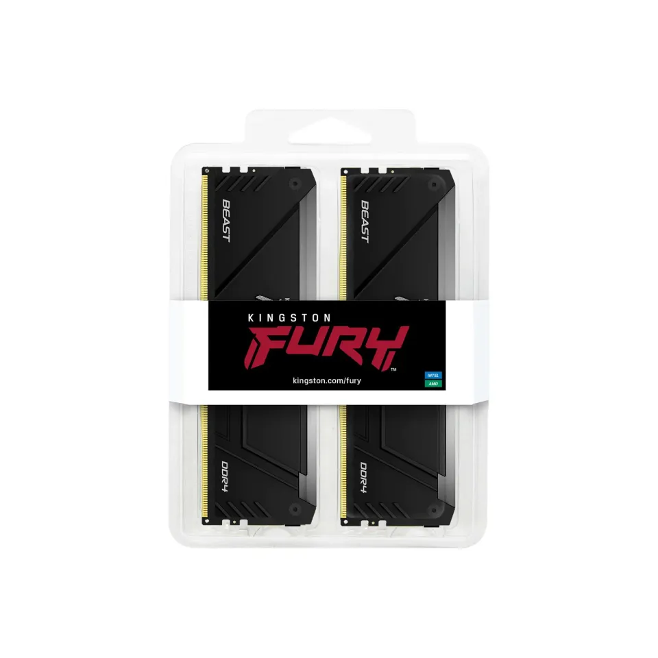 KINGSTON 32GB 3600MT/s DDR4 CL18 DIMM (Kit of 2) FURY Beast RGB
