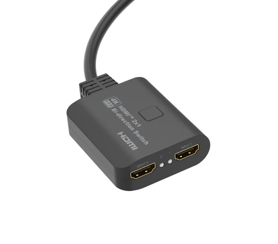 PremiumCord HDMI 2.0 Switch 4K@60Hz, 4:4:4 obousměrný 2-1 nebo 1-2