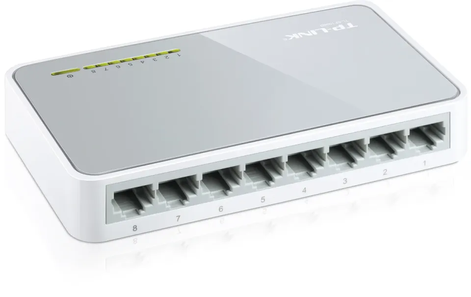 TP-LINK TL-SF1008D 8xTP 10/100Mbps 8port switch