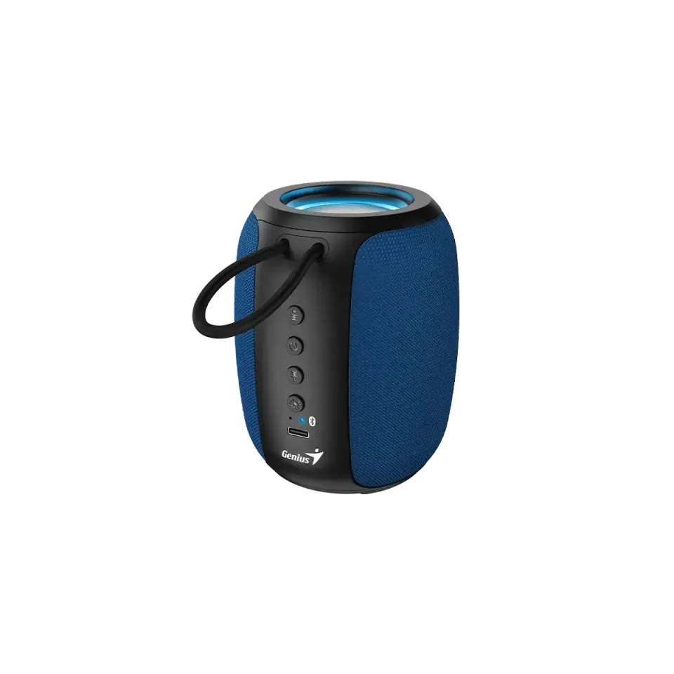 Genius SP-915BT Reproduktor, bezdrátový, Bluetooth, 5W, LED podsv.,USB-C,výdrž a