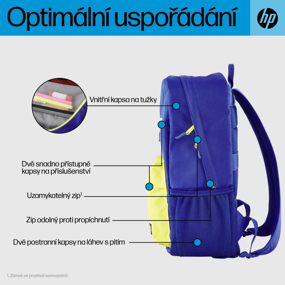 HP Campus Blue Backpack - Batoh