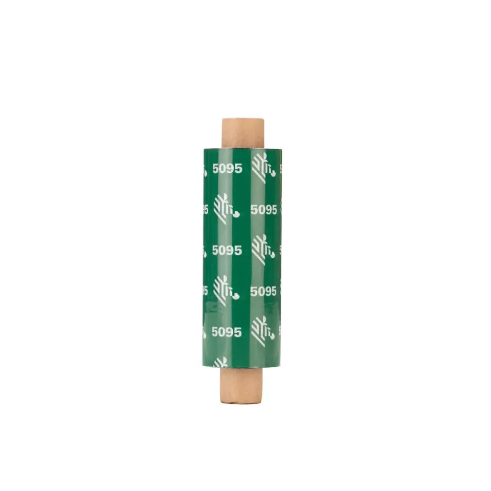 Zebra Resin Ribbon, 84mmx74m (3.31inx242ft), 5095; High Performance, 12mm (0.5in