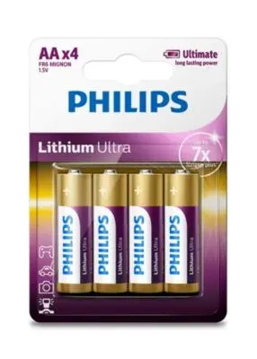 Philips baterie AA Ultra lithium - 4ks