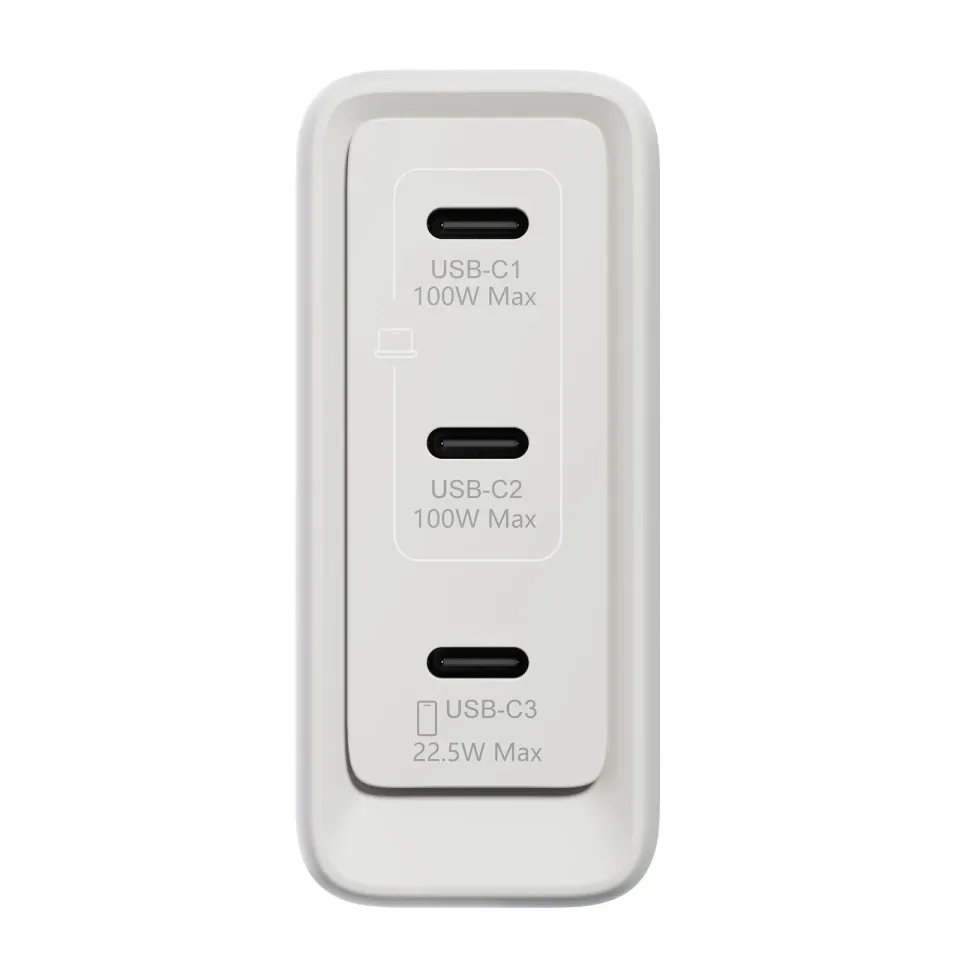 Lenovo CONS Multi-port USB-C 100W GaN Charger = napájecí adaptér s 3x UBS-C v b