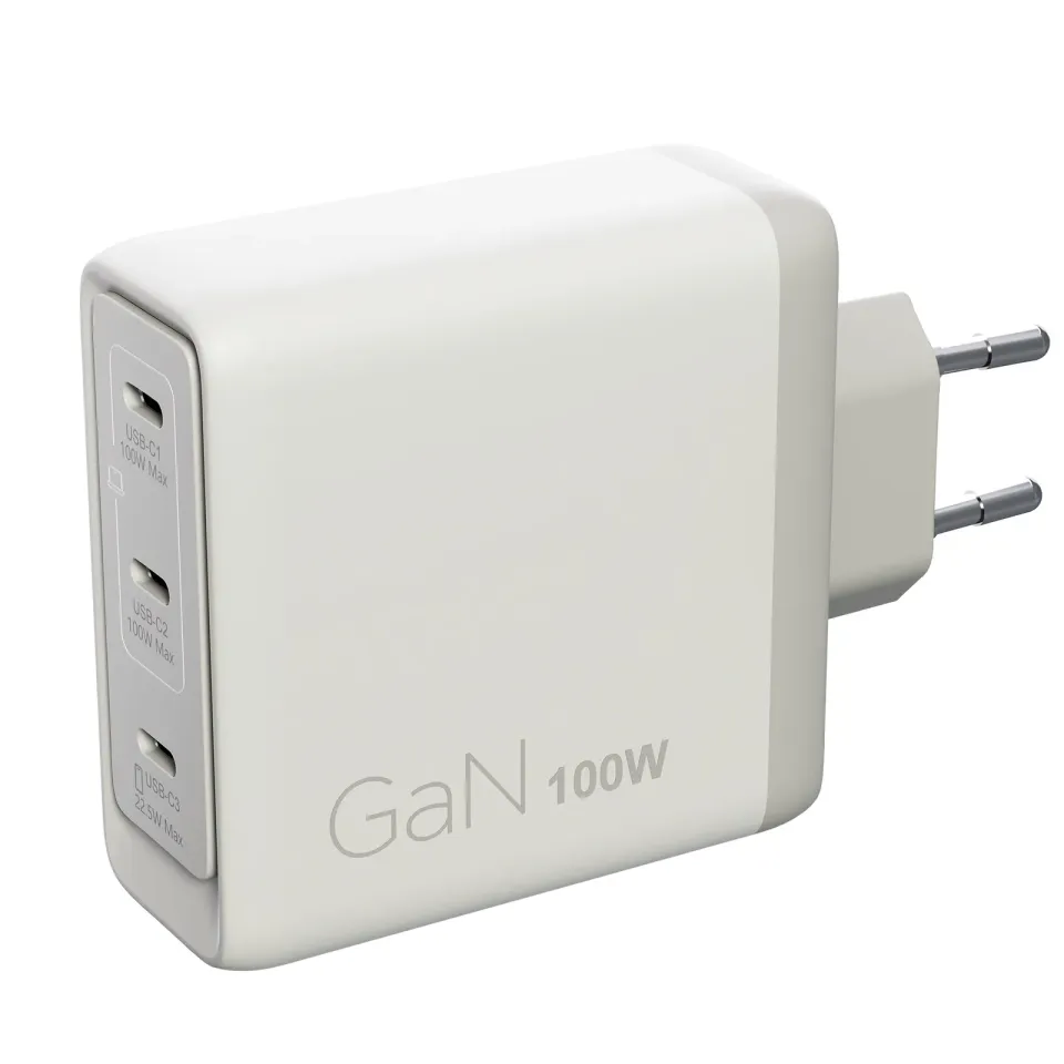 Lenovo CONS Multi-port USB-C 100W GaN Charger = napájecí adaptér s 3x UBS-C v b