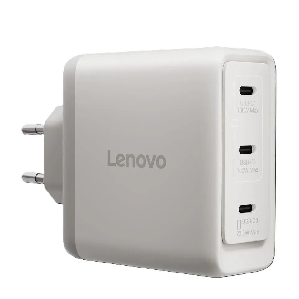 Lenovo CONS Multi-port USB-C 100W GaN Charger = napájecí adaptér s 3x UBS-C v b