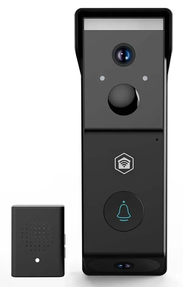 Nedis WIFICDP31BK - SmartLife Dveřní Video Telefon| Wi-Fi | Napájení z baterie |