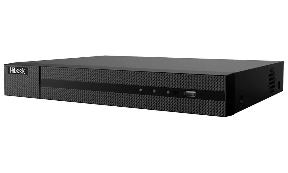 HiLook Powered by HIKVISION/ NVR-216MH-C/16P(D)/ 16 kamer/ 16x PoE/ 8Mpix/ HDMI/ VGA/ 2x USB/ LAN/ 2x SATA/ Kov