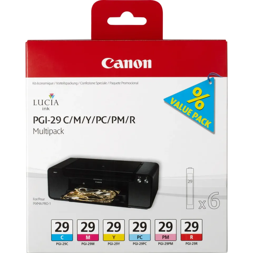 Canon cartridge PGI-29 CMY/PC/PM/R Multi/6x36ml
