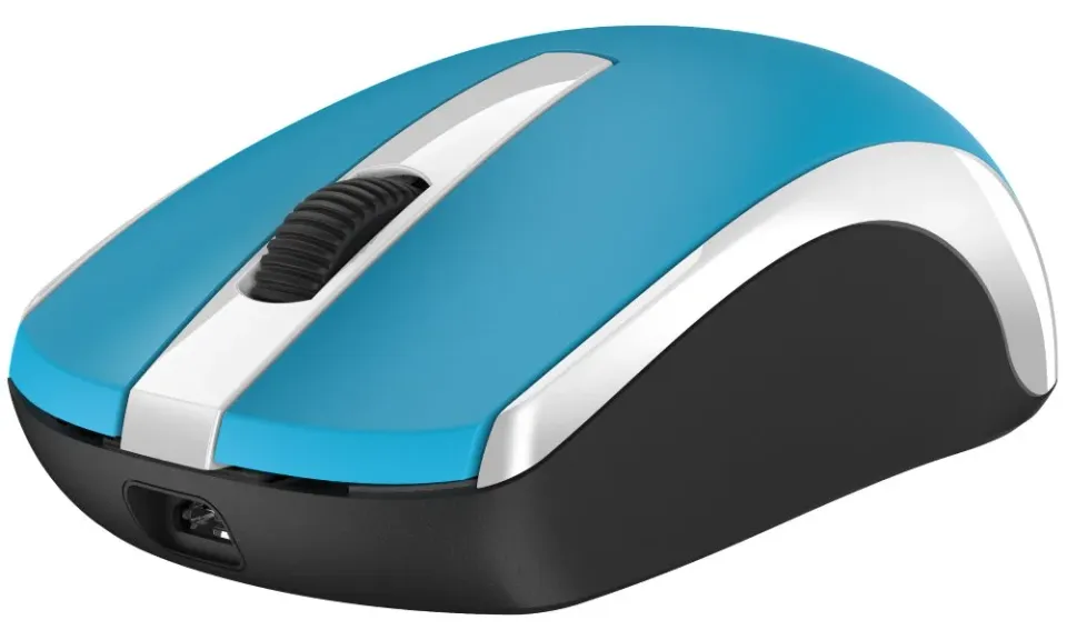 Genius ECO-8100 Myš, bezdrátová, optická, 1600dpi, dobíjecí,USB, modrá