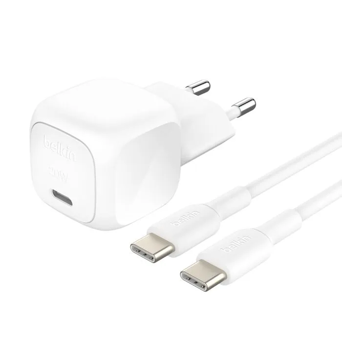 Belkin BOOST CHARGE 20W USB-C Power Delivery PPS nástěnná nabíječka + 1m USB-C n