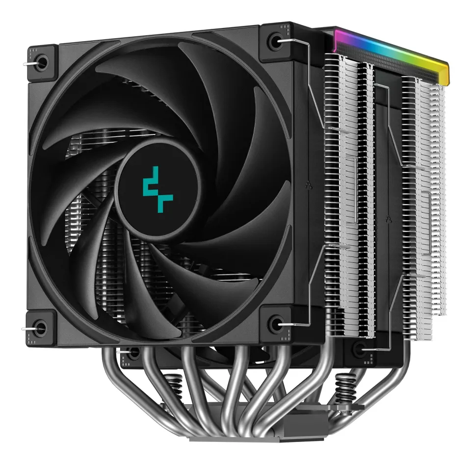 DEEPCOOL CPU Chladič AK620 DIGITAL SE, ARGB, 2x120mm, LGA1851, AM5, černá
