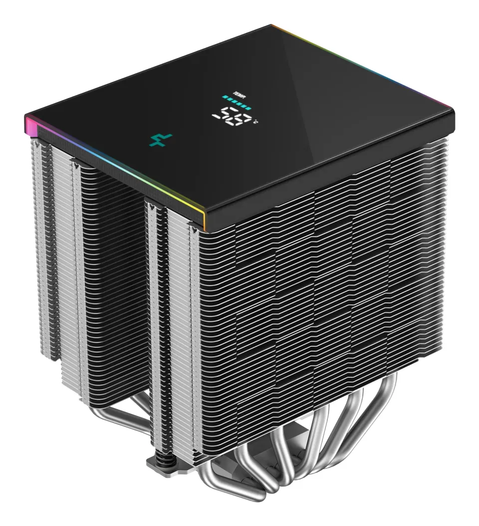DEEPCOOL CPU Chladič AK620 DIGITAL SE, ARGB, 2x120mm, LGA1851, AM5, černá