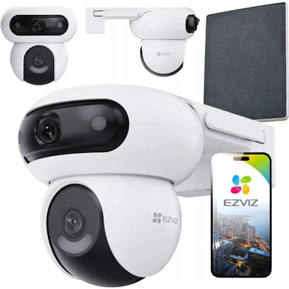 EZVIZ IP kamera HB90X 4G Kit/ PTZ/ 4G/LTE/ Wi-Fi/ 4Mpix/ krytí IP65/ objektiv 2,8mm/6mm/ H.265/ IR až 35m/ 8W solar pane