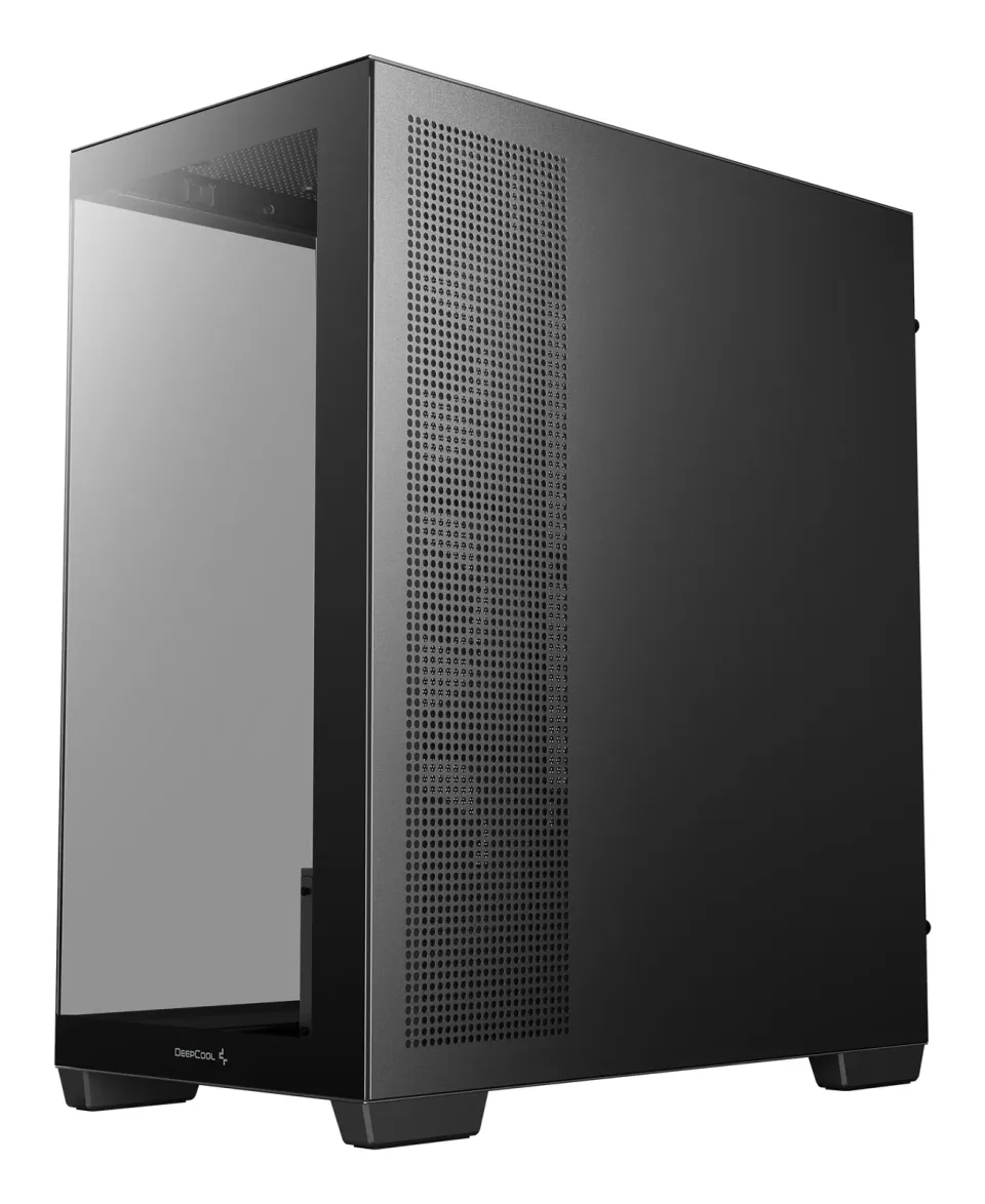 DEEPCOOL skříň CG580 4F / ATX / 4x120mm ARGB fans / 2xUSB 3.0 / panoramatická / tvrzené sklo / černá