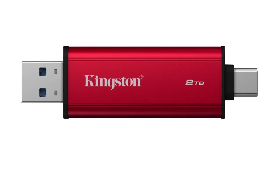 Kingston Flash SSD 2TB Dual USB-A/C Portable, Up to 1050MB/s USB 3.2 Gen 2