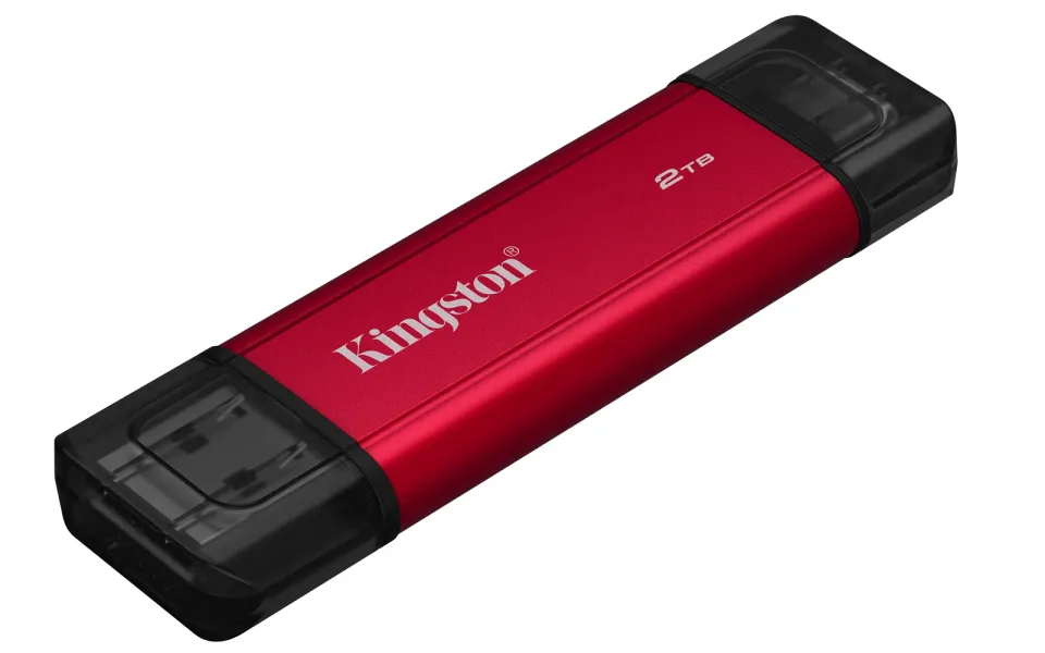 Kingston Flash SSD 2TB Dual USB-A/C Portable, Up to 1050MB/s USB 3.2 Gen 2