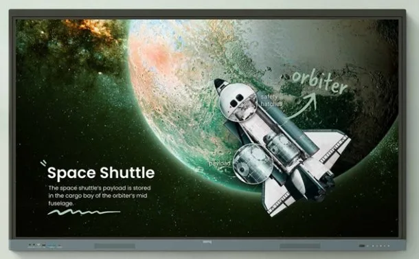 BenQ LCD RE7505E 75" IPS Touch/3840×2160/1200:1/8ms/450 nits/HDMI/USB/SPDIF/RS-2