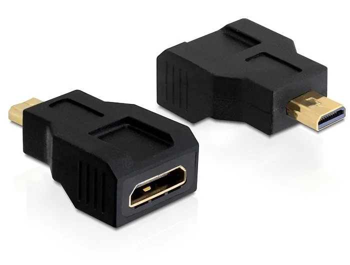 Delock adaptér HDMI mini C samice > HDMI micro D samec