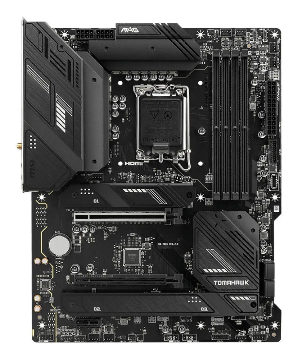 MSI MAG B760 TOMAHAWK WIFI, 1700, Intel B760, 4xDDR5, ATX