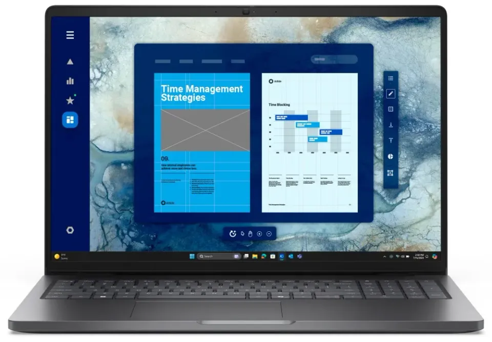 DELL Pro 16 PC16250/ Core 5-120U/ 16GB/ 512GB SSD/16" FHD+/ FPR/ W11Pro/ 3Y PS on-site
