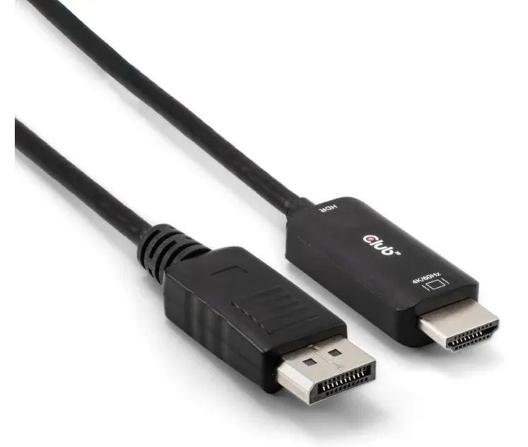 Club3D Adaptér aktivní DisplayPort 1.4 na HDMI HDR (M/M), 2m