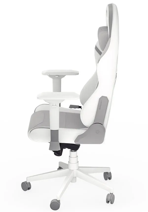 Endorfy herní židle Scrim OWH/kůže + textil/bílá