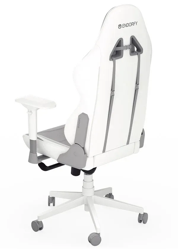 Endorfy herní židle Scrim OWH/kůže + textil/bílá