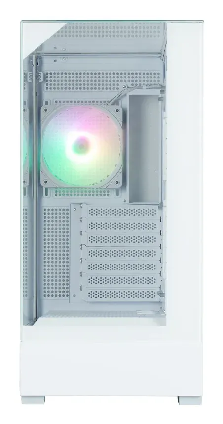 Zalman skříň P40 Prism Plus / midT / 4x120mm ARGB fan / 2xUSB 3.0 / USB-C / panoramatická / bílá