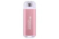 TRANSCEND Externí SSD ESD300P 512GB, External SSD, USB 10Gbps, Type C, růžová