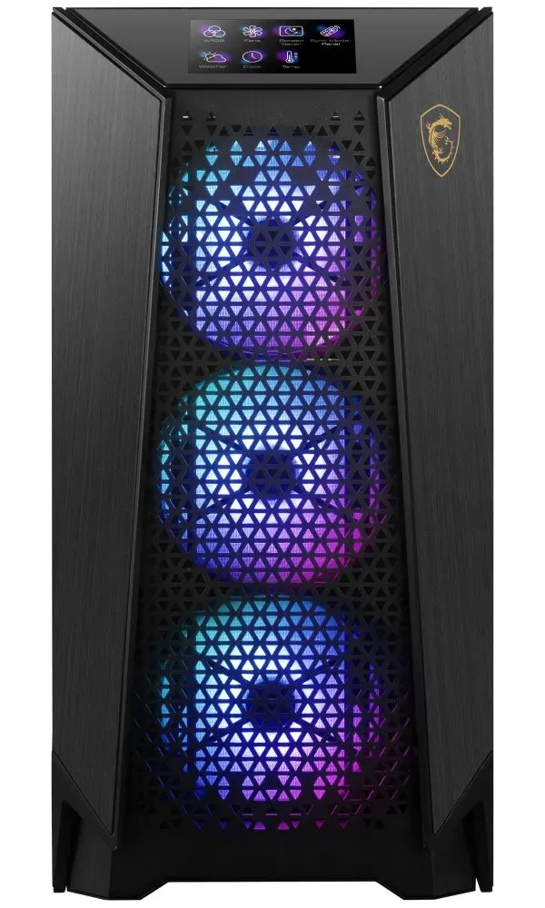 MSI skříň MEG PROSPECT 700R/ bez zdroje/ levé temperované sklo/ 4x ARGB 120 mm fan/ 1x USB3.1 Type-C/ 2x USB3.0/ černá