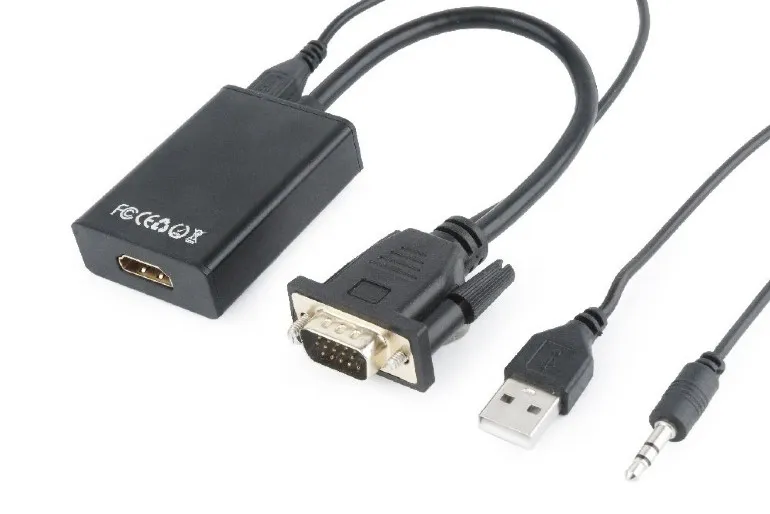 GEMBIRD Redukce VGA - HDMI, 0,15m, M/F