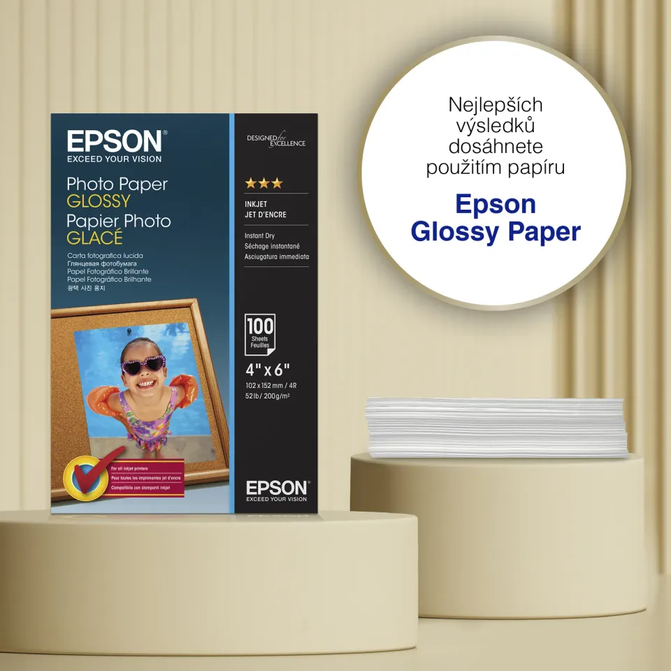 EPSON Photo Paper Glossy - 10x15cm