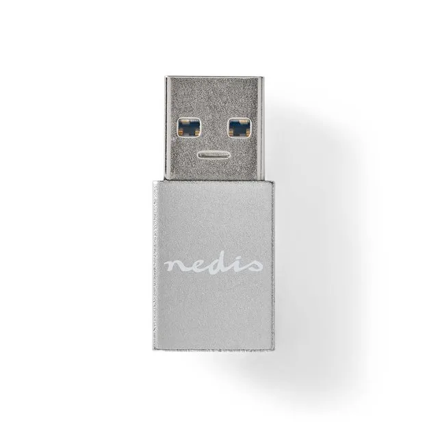 Nedis CCGB60925GY - USB-C Adaptér| USB 3.2 Gen 1 | USB-A Zástrčka | USB-C Zásuvk