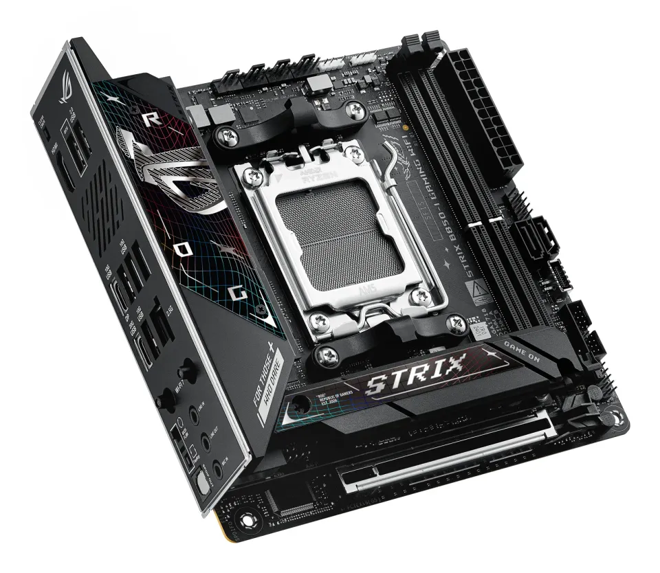ASUS MB Sc AM5 ROG STRIX B850-I GAMING WIFI, AMD B850, 2xDDR5, 1xUSB4, 1xHDMI, WiFi, Mini-ITX