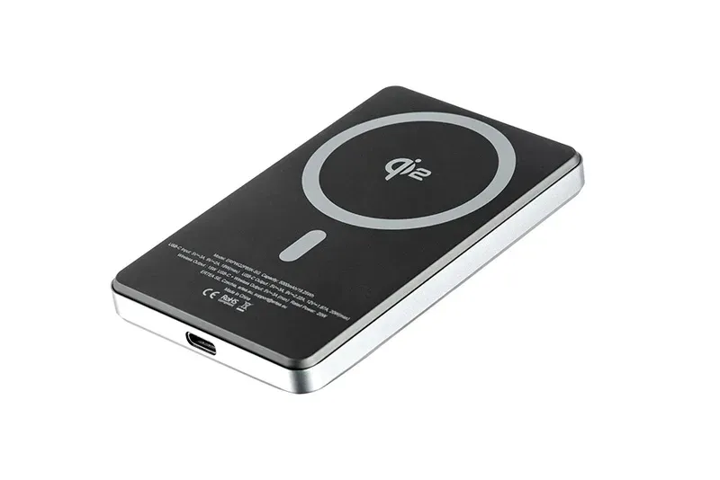 ER POWER Qi2 Dual PowerBank 5000mAh with USB-C - Space Gray