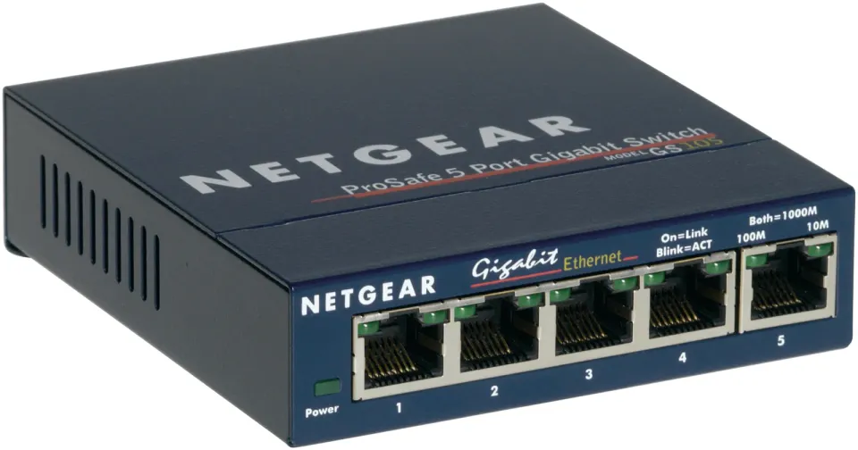 NETGEAR 5xGIGABIT Desktop switch, GS105