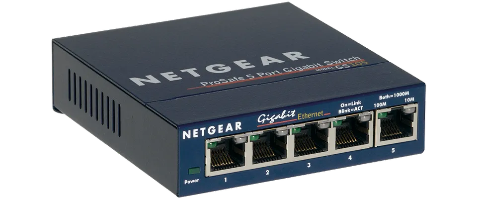 NETGEAR 5xGIGABIT Desktop switch, GS105