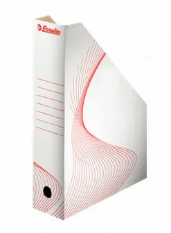 LEITZ Esselte Standard archivační stojan na časopisy, bílá