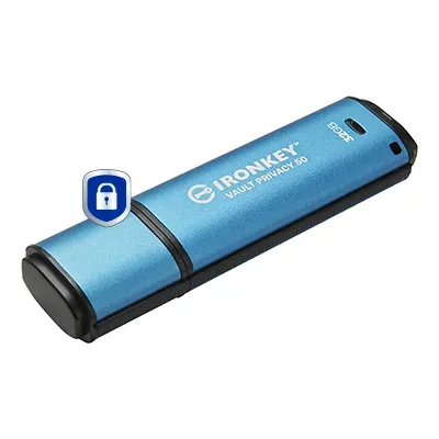 Kingston Flash Disk IronKey 32GB Vault Privacy 50 AES-256 Encrypted, FIPS 197